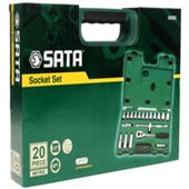 Набор торцевых головок 20 предметов с принадлежностями Metric SATA 09005