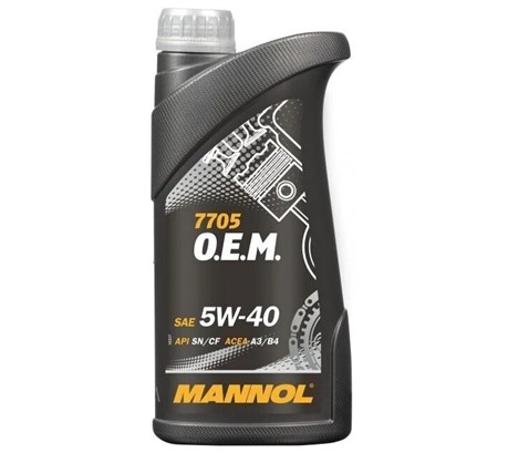 Моторное масло Mannol 7705 O.E.M. for Renault Nissan 5W-40 (1л.)