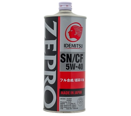 Моторное масло Idemitsu Zepro Euro SPEC 5W-40 (1л.)
